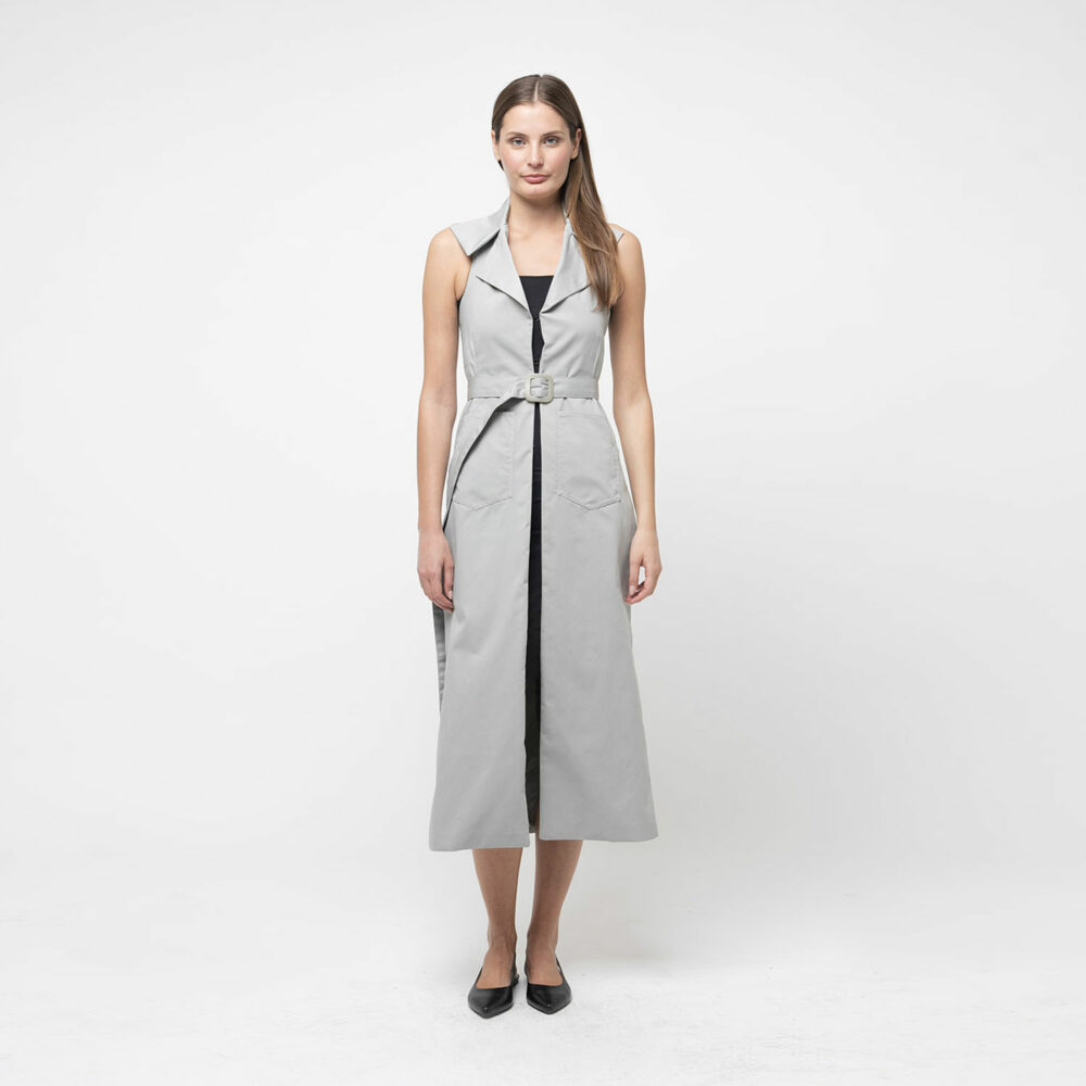 Gilet con doppio spacco